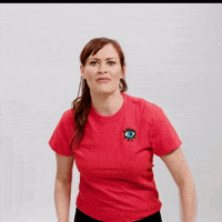 flexing grace helbig GIF by This Might Get
