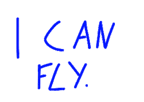 I Can Fly Art Sticker by Henning Schulze