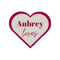 Heart Sticker Love Sticker by Aubrey Allen