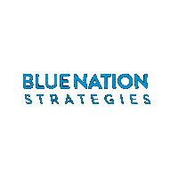bluenation blue nation blue nation strategies Sticker