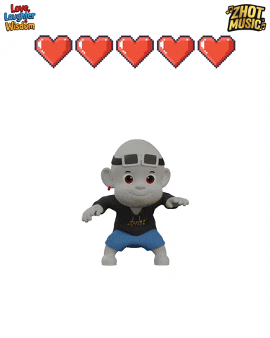 Video Games Hearts GIF by Zhot Music