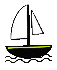 Sea Boat Sticker by Contiki