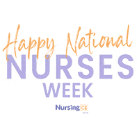 Nurses Week Sticker by NursingCE