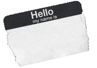 Tag Hello Sticker