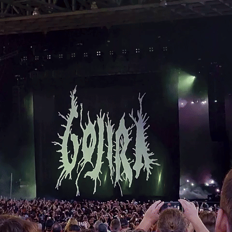 wamoo giphycreatortest concert metal gojira GIF