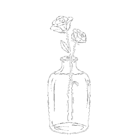 Art Flower Sticker