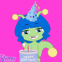 Celebrate Happy Birthday GIF by ShimmertheGlowworm