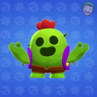 Brawl Stars Spike GIF
