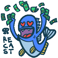 Fish Fishing Sticker by recast market
