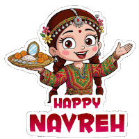 Gudi Padwa Indian Festival Sticker by Chhota Bheem