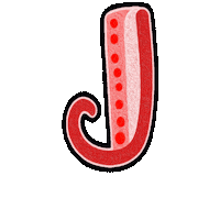 Triple J Typography Sticker by The3Flamingos