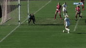 between legs michigan women's soccer GIF by Michigan Athletics