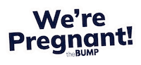 Im Pregnant Its A Boy Sticker by The Bump