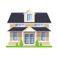 Home House Sticker by alexanderpfl