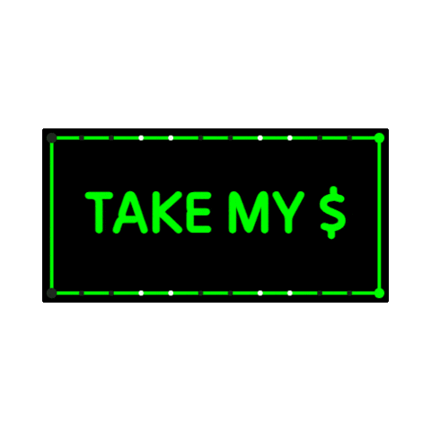 English Money Sticker