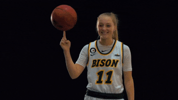 Basketball Bison GIF by NDSU Athletics