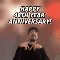 Happy 48Th Anniversary GIF