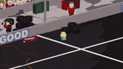 butters stotch car GIF by South Park 