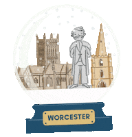 christmas city Sticker by Visit Worcester
