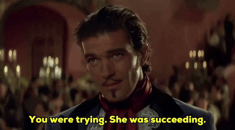connquerer zorro maskofzorro youweretrying you were trying she was succeeding GIF