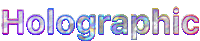 rainbow text Sticker