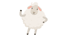 Sheep Dancing Sticker by Mercy For Animals