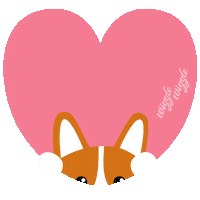 Dog Puppy Sticker by wiggle wiggle