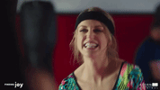 amy huberman dancing GIF by Acorn TV