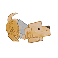 Supportdogsuk supersquad support dogs assistance dogs puppy cartoon Sticker