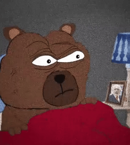 Bobo The Bear Angry