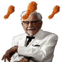 Fast Food Chicken Sticker by KFC Nederland