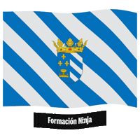 Bandera Zaragoza Sticker by Formación Ninja