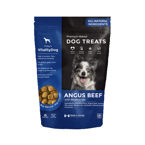 FoleyDogTreatCompany giphyupload dogtreat foleydog vitalitydog Sticker