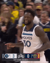 Nba Smile GIF by Minnesota Timberwolves
