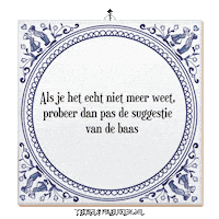 Teamwork Wijsheid Sticker by Tegelspreuken.nl