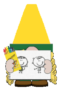 Gnome Coloring Sticker