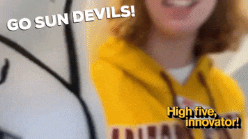 ASUEngineering asu arizonastateuniversity high5asu high5az GIF