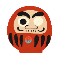 Daruma Sticker by Ramengo