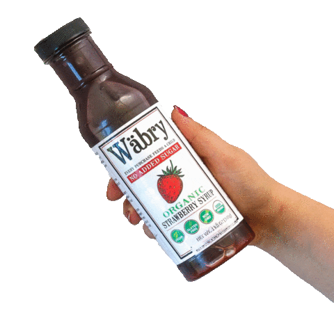 wabrysyrup giphyupload syrup strawberry syrup wabry Sticker