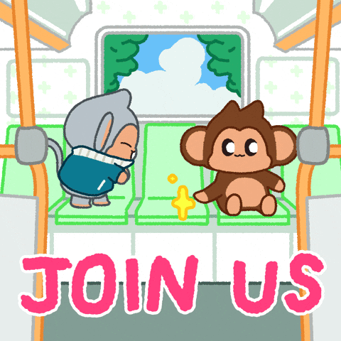 Come Here One Of Us GIF by Chimpers