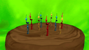 proceduralgunk 3danimation pikmin pictoplasma pikmindance GIF
