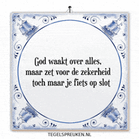 Vertrouwen Sloten GIF by Tegelspreuken.nl