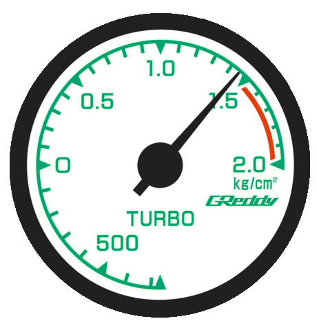 Turbo Boost Sticker by GReddy Performance Products