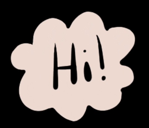 morning_clementine giphygifmaker hello pink hi GIF