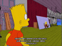 angry bart simpson GIF