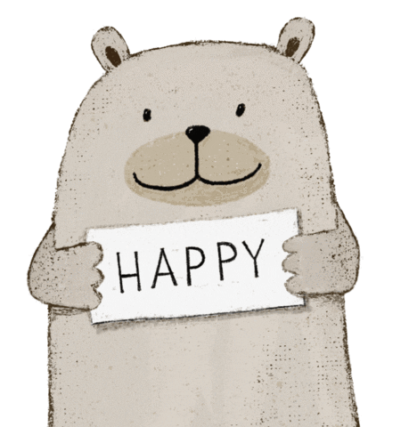 Happy Feeling Good Sticker by Daniela Nachtigall