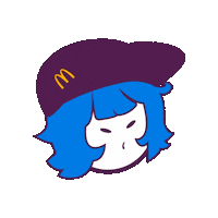ingmultimedia girl blue artist azul Sticker