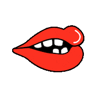 eyes mouth Sticker by Carolyn Figel