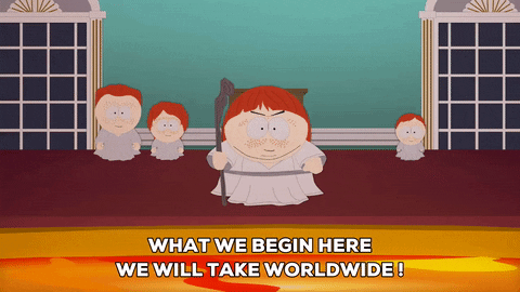 eric cartman cult GIF by South Park 