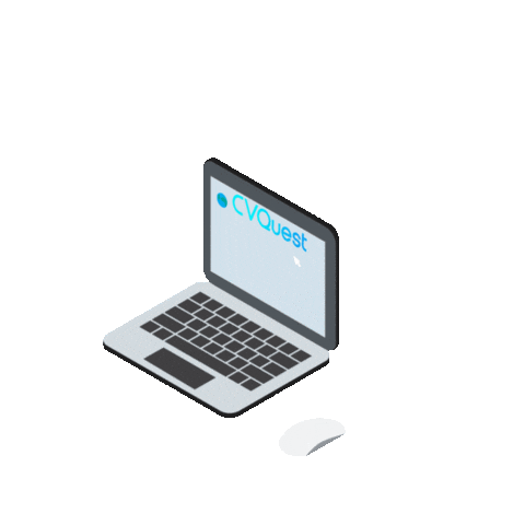 Computer Searching Sticker by CVQuest